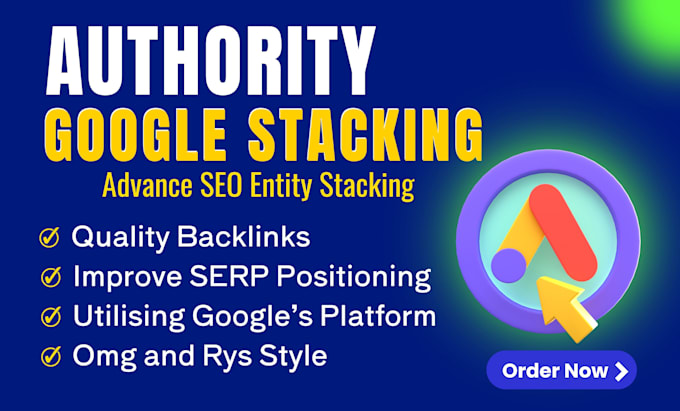 Gig Preview - Create authority google stacking backlinks for local SEO and gmb optimization