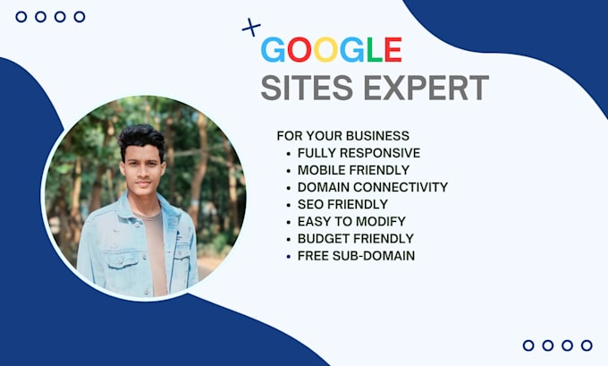 Gig Preview - Design a website for your business using google sites