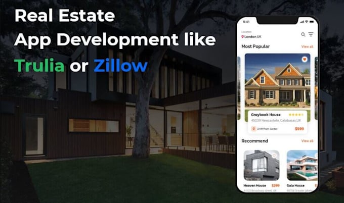 Gig Preview - Develop real estate app like zillow or trulia