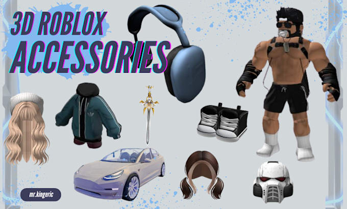 Gig Preview - Create custom roblox ugc wearables 3d models accessories