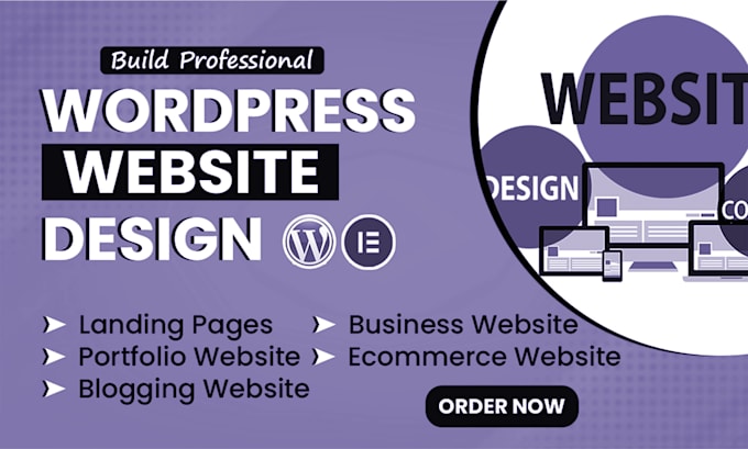 Gig Preview - Create wordpress website development and website development in wordpress