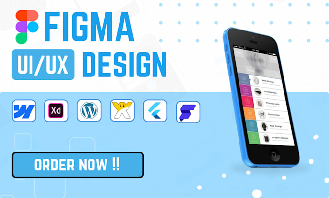 Gig Preview - Figma website ui ux design figma mobile app ui ux dashboard design landing page