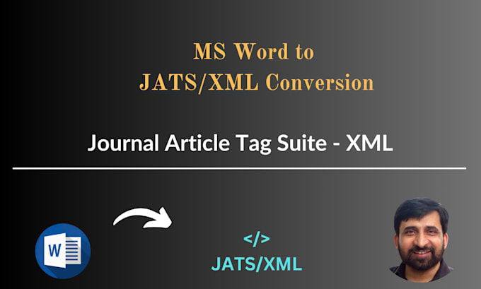 Gig Preview - Convert research articles into jats XML format