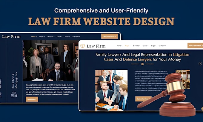 Bestseller - design lawyer website, law firm website, attorney website, lawyer website