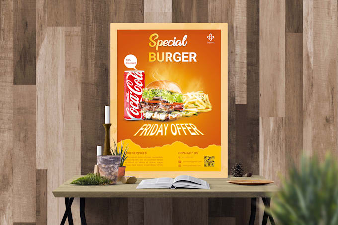 Bestseller - design creative restaurant food flyer for your business