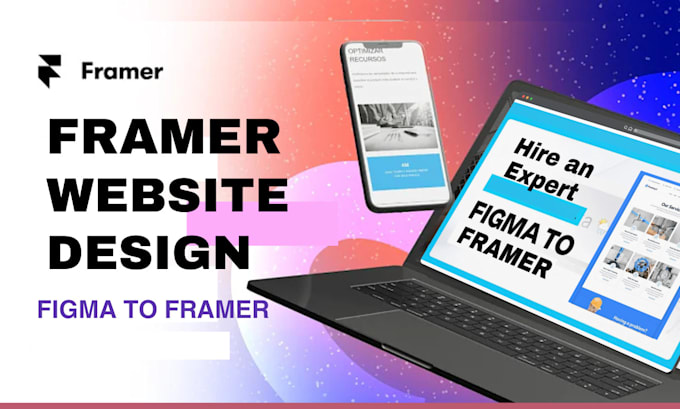 Gig Preview - Do framer website design figma to framer template motion expert redesign plugin