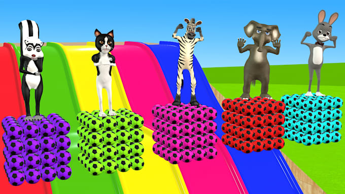 Gig Preview - Create 3d animation stories with humans and animals