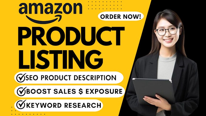 Gig Preview - Write top amazon listing SEO product description to maximize your sales