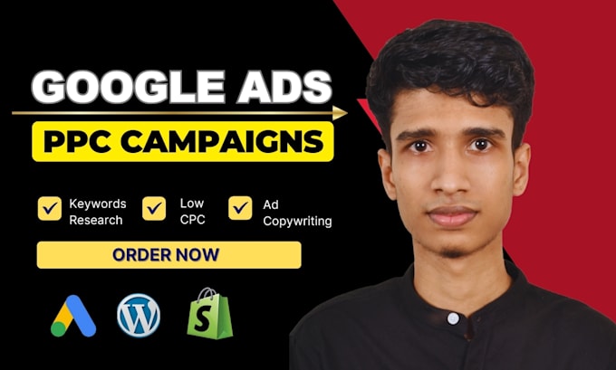 Gig Preview - Setup google ads adwords PPC search campaigns in USA, UK based business