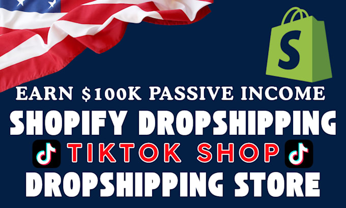 Gig Preview - Set up tiktok shop shopify marketing dropshipping for shopify dropshipping store