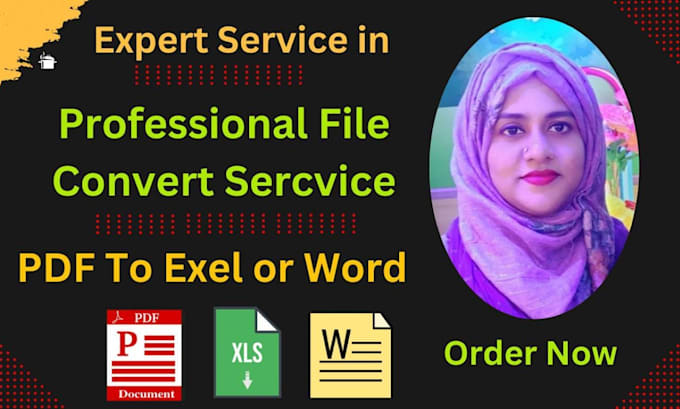 Bestseller - convert PDF to word, excel, google docs, typing services