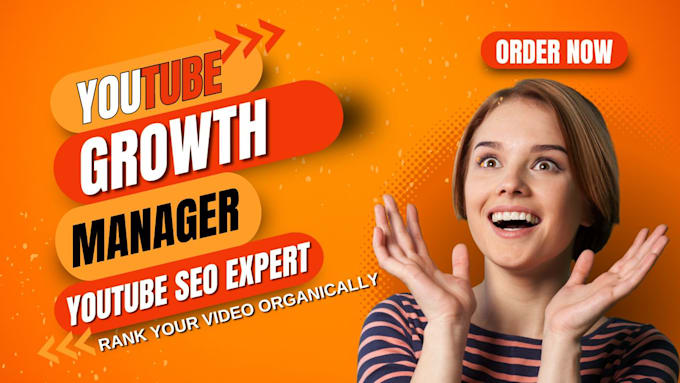 Gig Preview - Manage your youtube channel growth and optimization