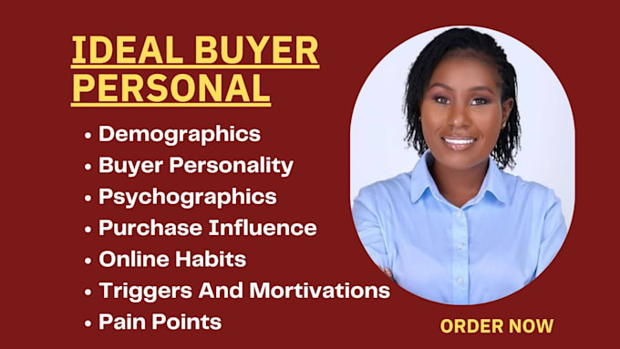 Bestseller - create an ideal buyer persona for your brand