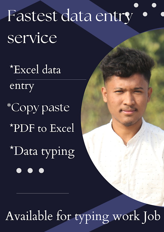 Bestseller - do data entry, , copy paste ,excel data entry jobs,typing