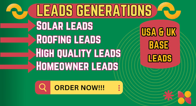 Bestseller - generate roofing leads homeowner leads and solar leads for your business