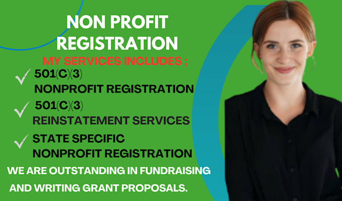 Gig Preview - Sam gov non profit registration 501c3 llc registration ein for non us resident