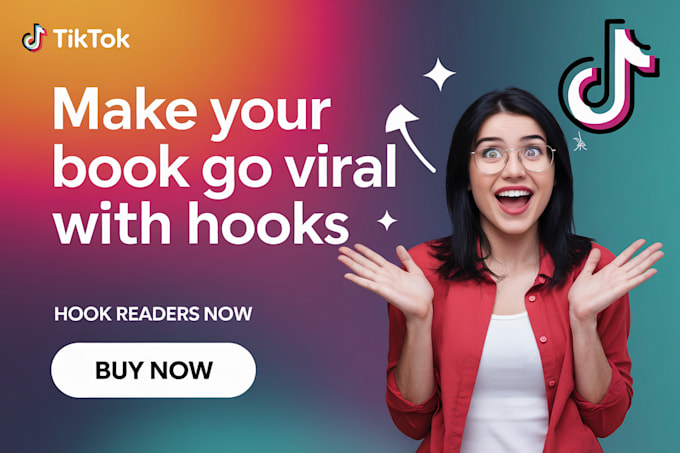 Gig Preview - Create viral booktok hooks for your romance novels