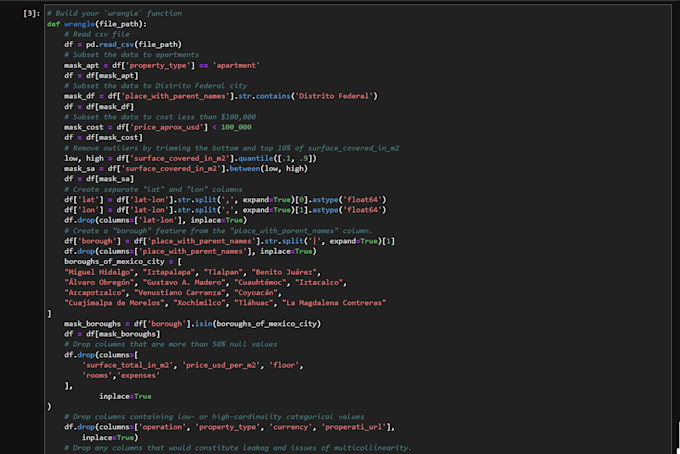 Gig Preview - Clean data, wrangle, formating using sql and python