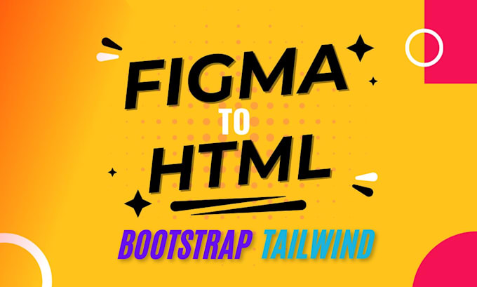 Gig Preview - Do figma to html psd to html, react components responsive with tailwind css