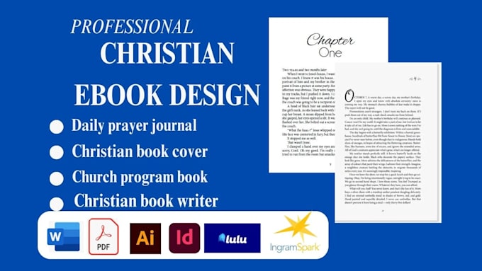 Gig Preview - Design,format daily devotion amazon christian ebook, journal prayer amazon kdp