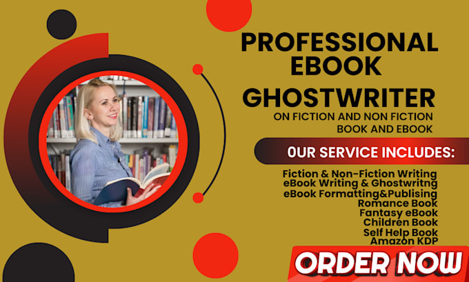 Gig Preview - Be your  non fiction ghostwriter and ebook writer