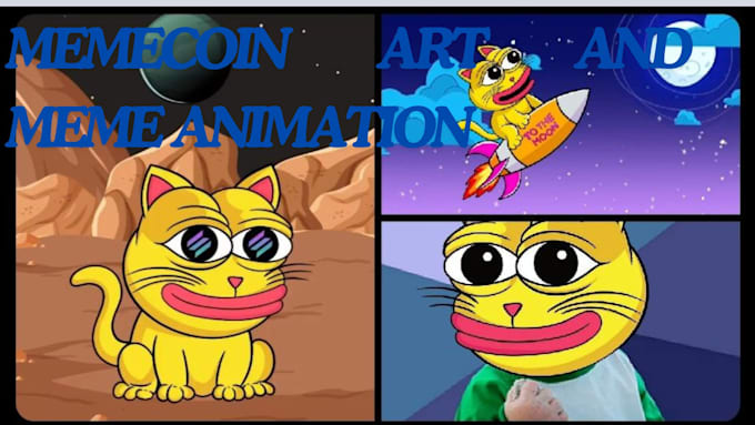 Gig Preview - Create funny meme art, memecoin art crypto meme coin art solana meme coin art