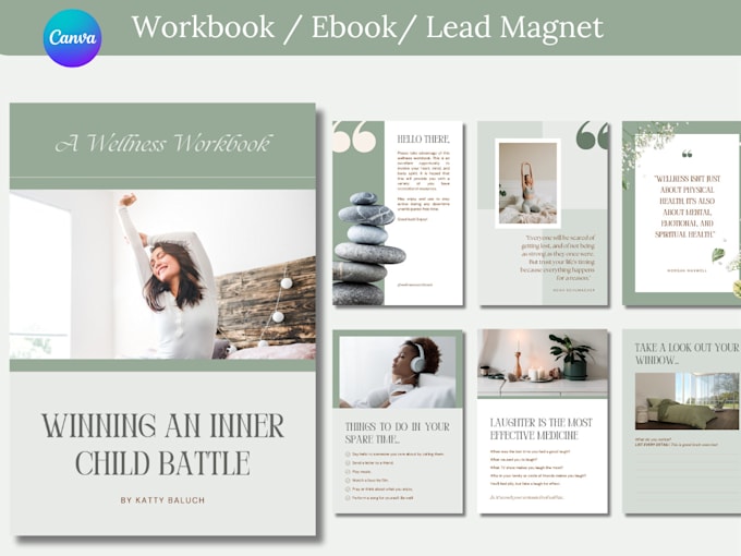 Gig Preview - Design stunning lead magnet, ebook or workbook for you