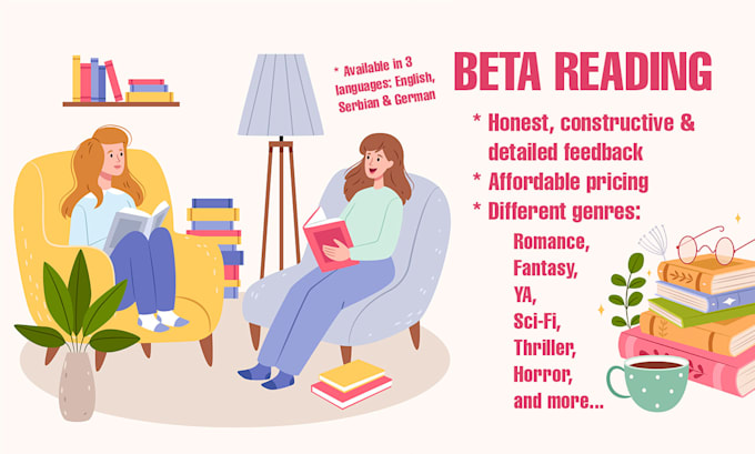 Gig Preview - Beta read your fiction or nonfiction book