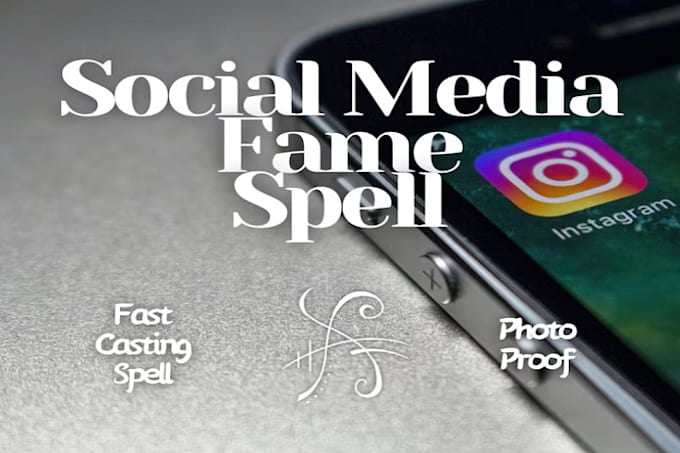 Gig Preview - Do social media fame spell become famous influencer spell fast results in 24hrs