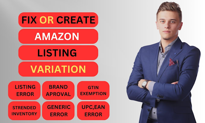 Gig Preview - Create amazon fba product listing and variation or fix listing error