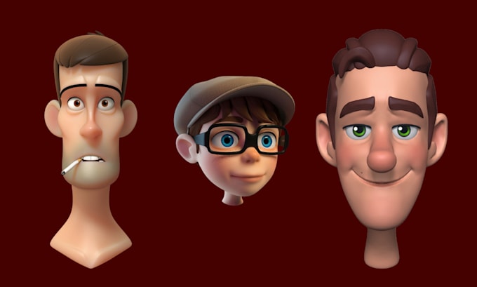 Gig Preview - Sculpt 3d cartoon character, 3d mascot cartoon, 3d chidi 3d funko pop