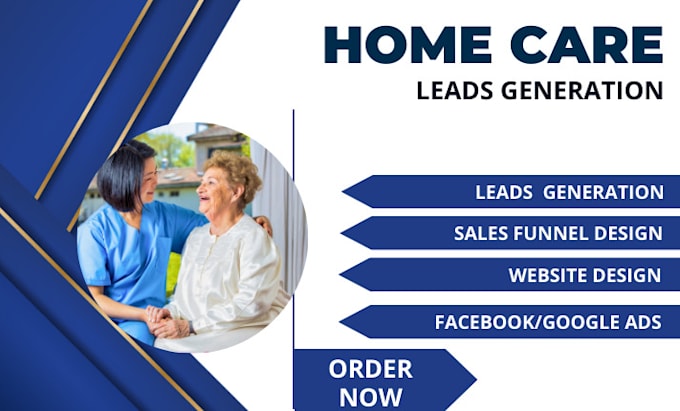 Gig Preview - Home care website home care leads home care logo home care flyer home care leads