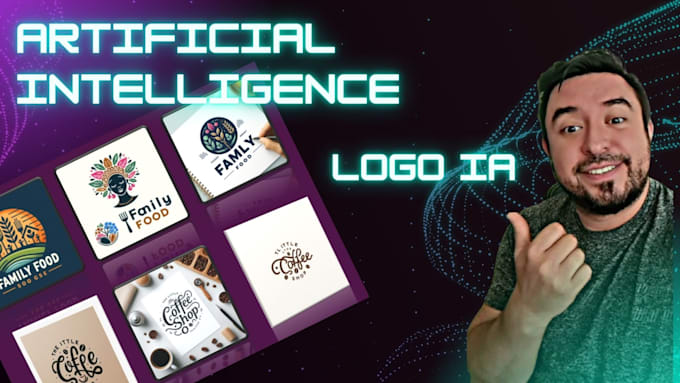 Gig Preview - Create your logo with ia from 0 to a professional result