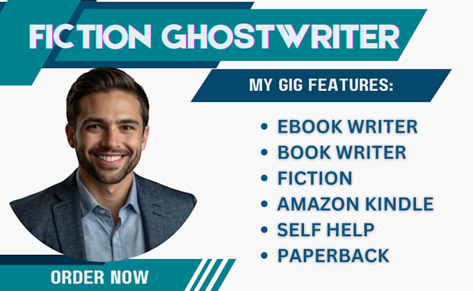 Gig Preview - Ghostwrite your ebook, fiction and non fiction ghostwriter