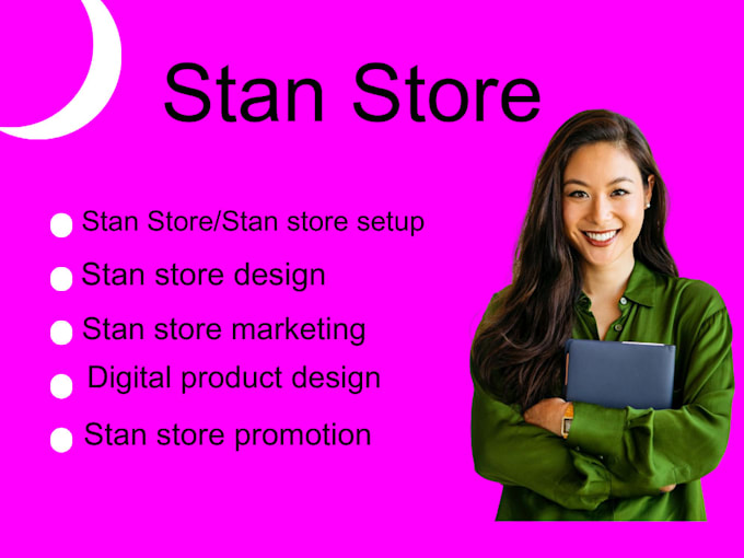 Gig Preview - Setup stan store website stan store design marketing payhip