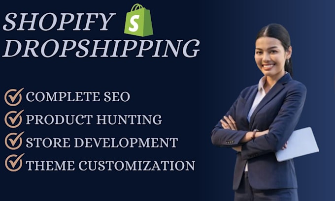 Gig Preview - Create your profitable shopify dropshipping store expert product research