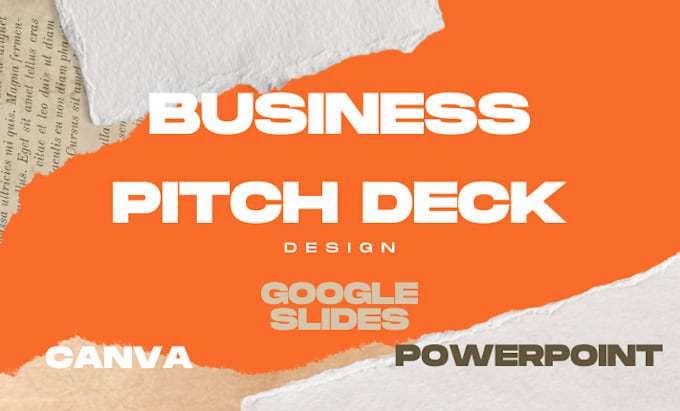 Gig Preview - Design business pitch deck powerpoint presentation