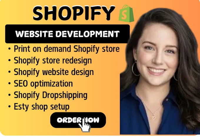 Gig Preview - Do shopify ecommerce website shopify store design shopify etsy print on demand