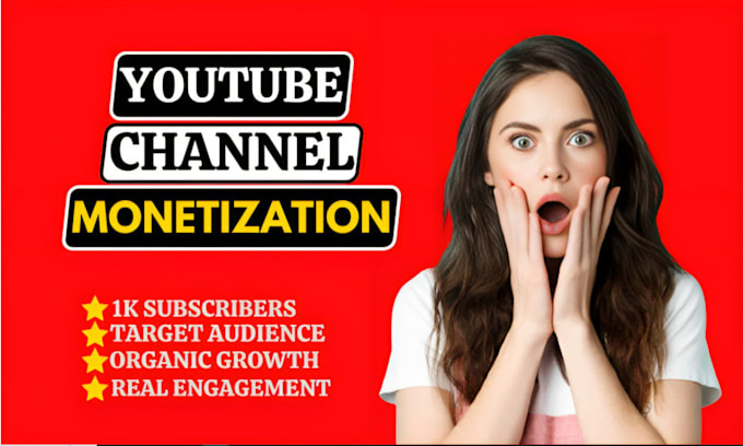 Bestseller - do complete youtube channel monetization promotion