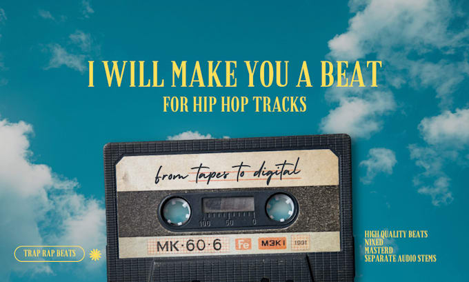 Gig Preview - Make a hip hop trap beat for you with full structure