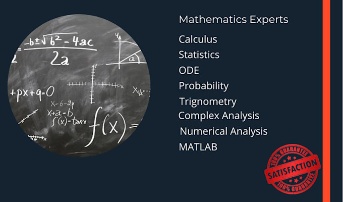 Gig Preview - Be your math tutor and help with calculus or algebra