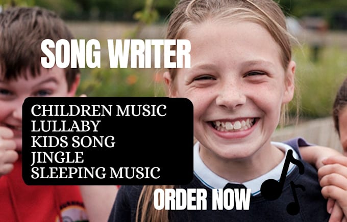 Gig Preview - Write and compose brilliant kids music, kids repetitive nursery rhymes lullaby