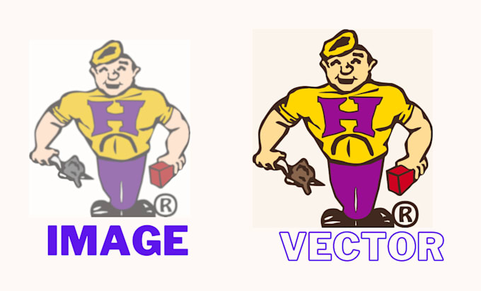 Gig Preview - Manually image vector tracing, logo design, image to vector