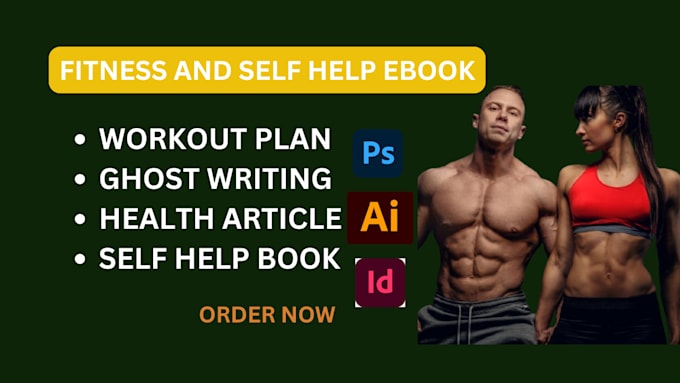 Gig Preview - Ghostwrite, design, format,fitness ebook, self help medical ebook, amazon kdp