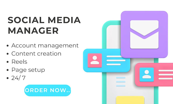 Gig Preview - Be your social media manager and content creator