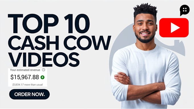 Gig Preview - Create youtube automation faceless channel, produce top 10 cash cow videos