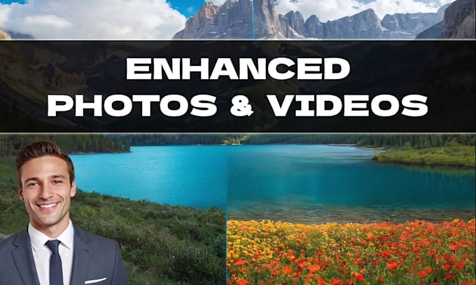 Gig Preview - Enhance your photos and videos with ai magic