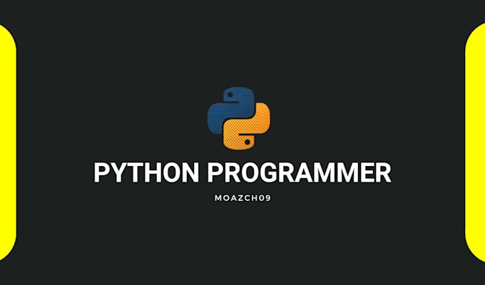 Gig Preview - Be your python programmer