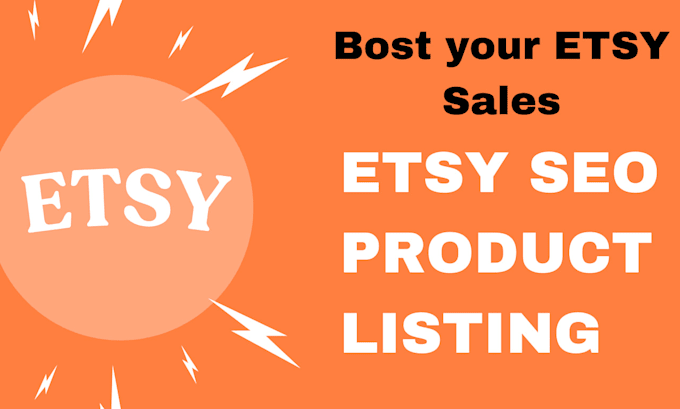 Gig Preview - Set up your etsy shop or do seo listing optimization