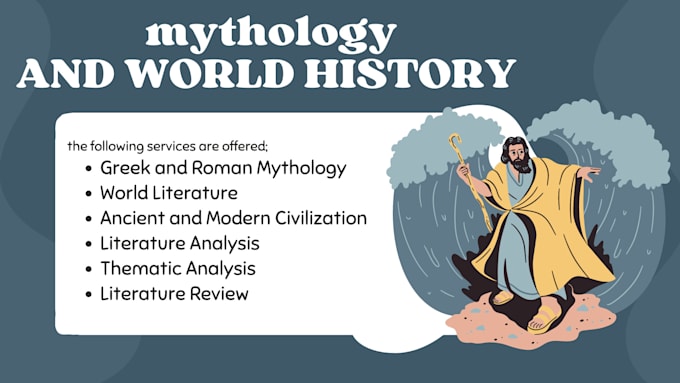 Gig Preview - Do greek, roman mythology, world literature essays